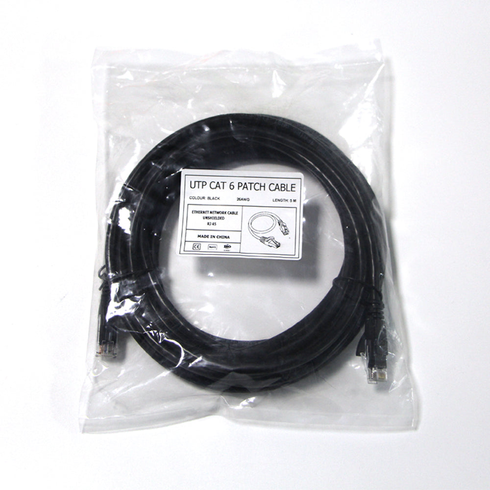Cat6 Ethernet Patch Cables (UTP, 26AWG, RJ45)
