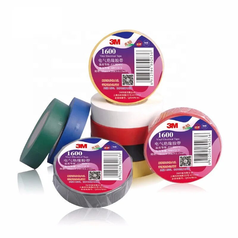 3M 1600 PVC Insulation Vinyl Electrical Tape